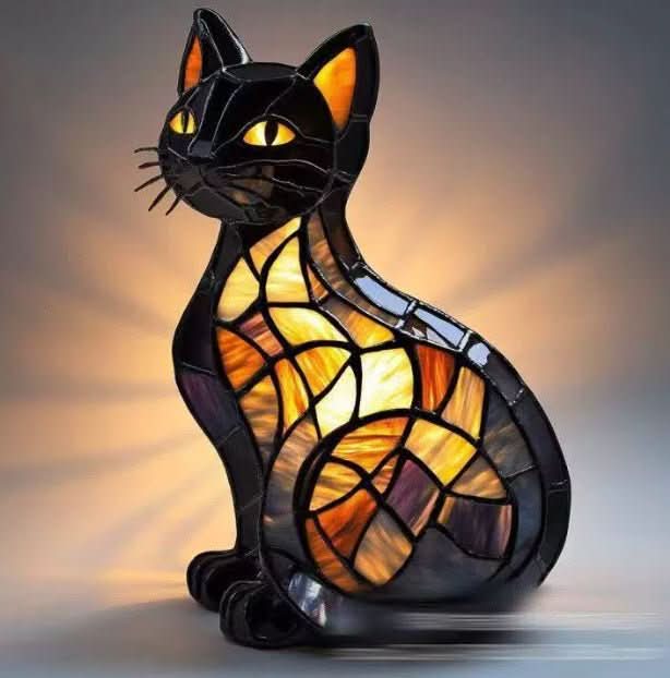 Lampka nocna LED GlowPaws 17 Cm z USB — elegancki portret psa