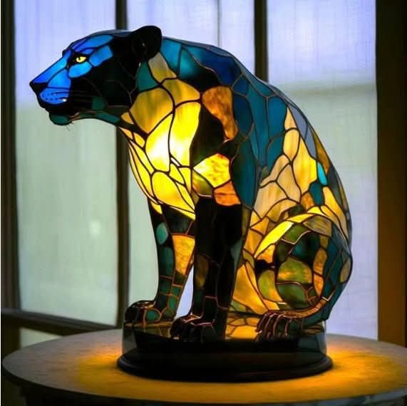 Lampka nocna LED GlowPaws 17 Cm z USB — elegancki portret psa