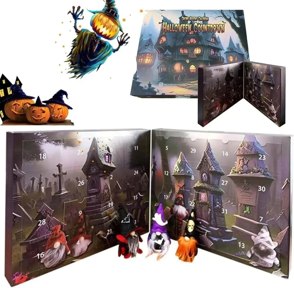 Gnomelyn 2025-adventskalender voor de feestdagen — 24 unieke handgemaakte kabouterfiguren