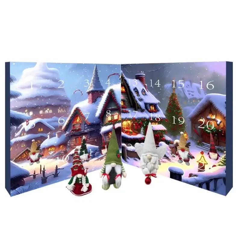 Gnomelyn 2025-adventskalender voor de feestdagen — 24 unieke handgemaakte kabouterfiguren