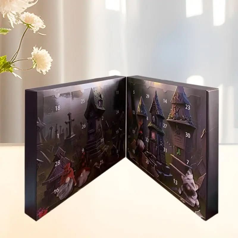 Gnomelyn 2025-adventskalender voor de feestdagen — 24 unieke handgemaakte kabouterfiguren