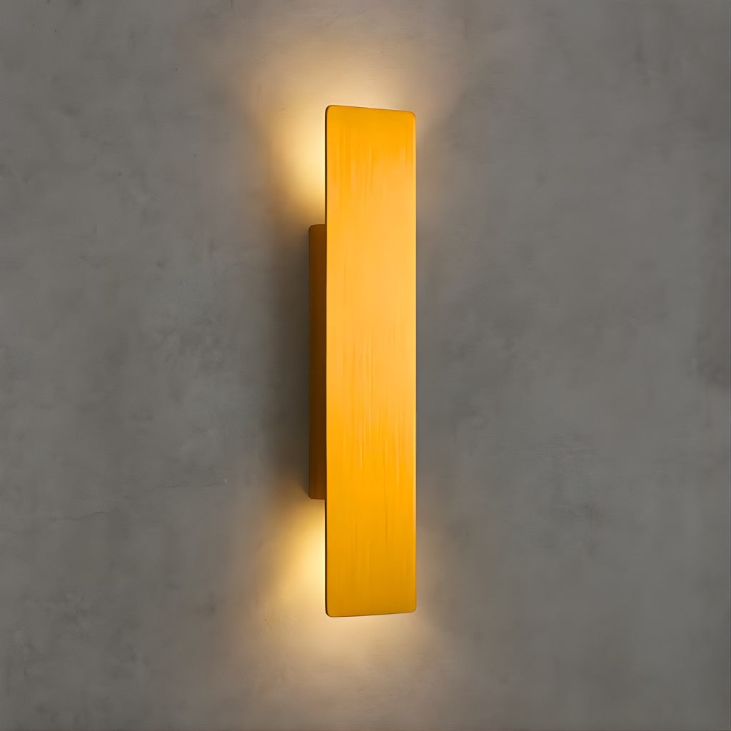 Applique moderna dorata a LED da esterno — alluminio impermeabile