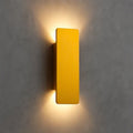 Applique moderna dorata a LED da esterno — alluminio impermeabile