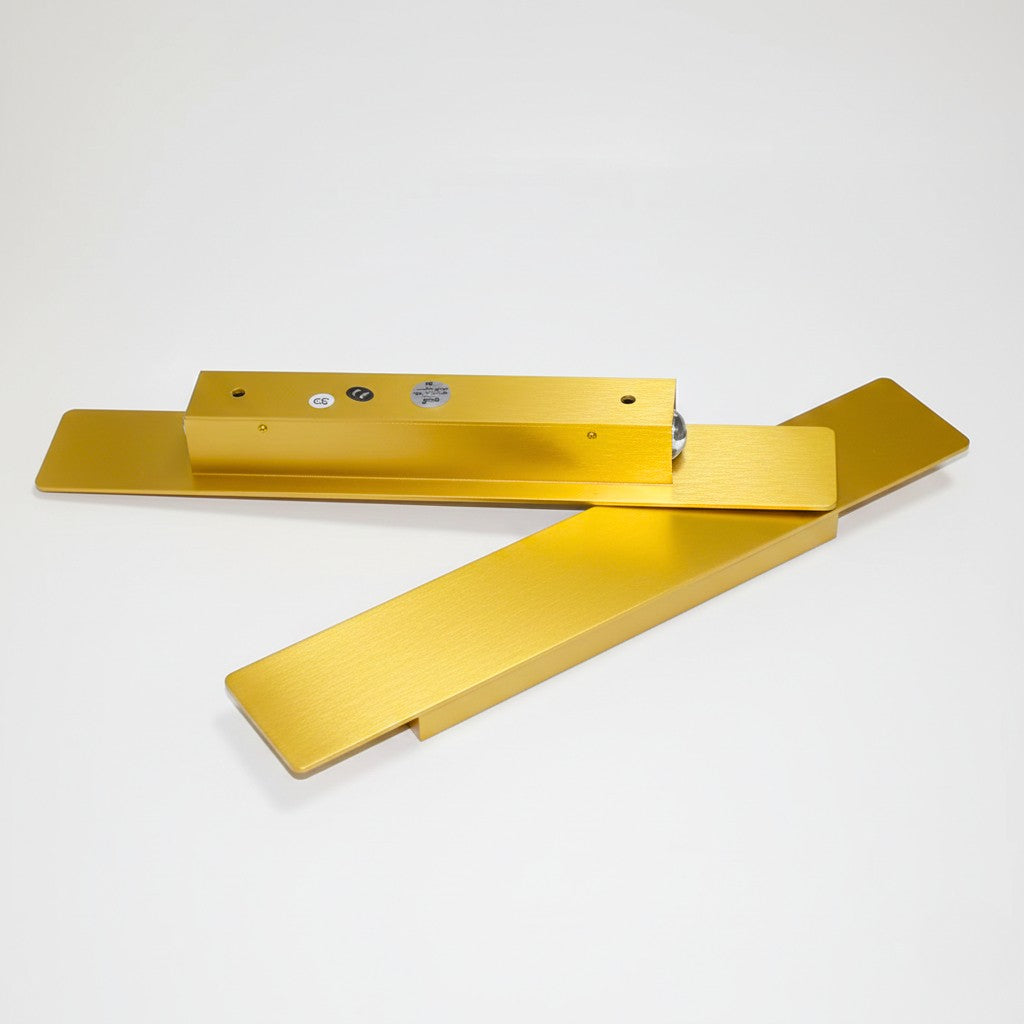 Applique moderna dorata a LED da esterno — alluminio impermeabile