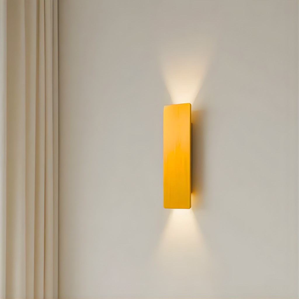 Applique moderna dorata a LED da esterno — alluminio impermeabile