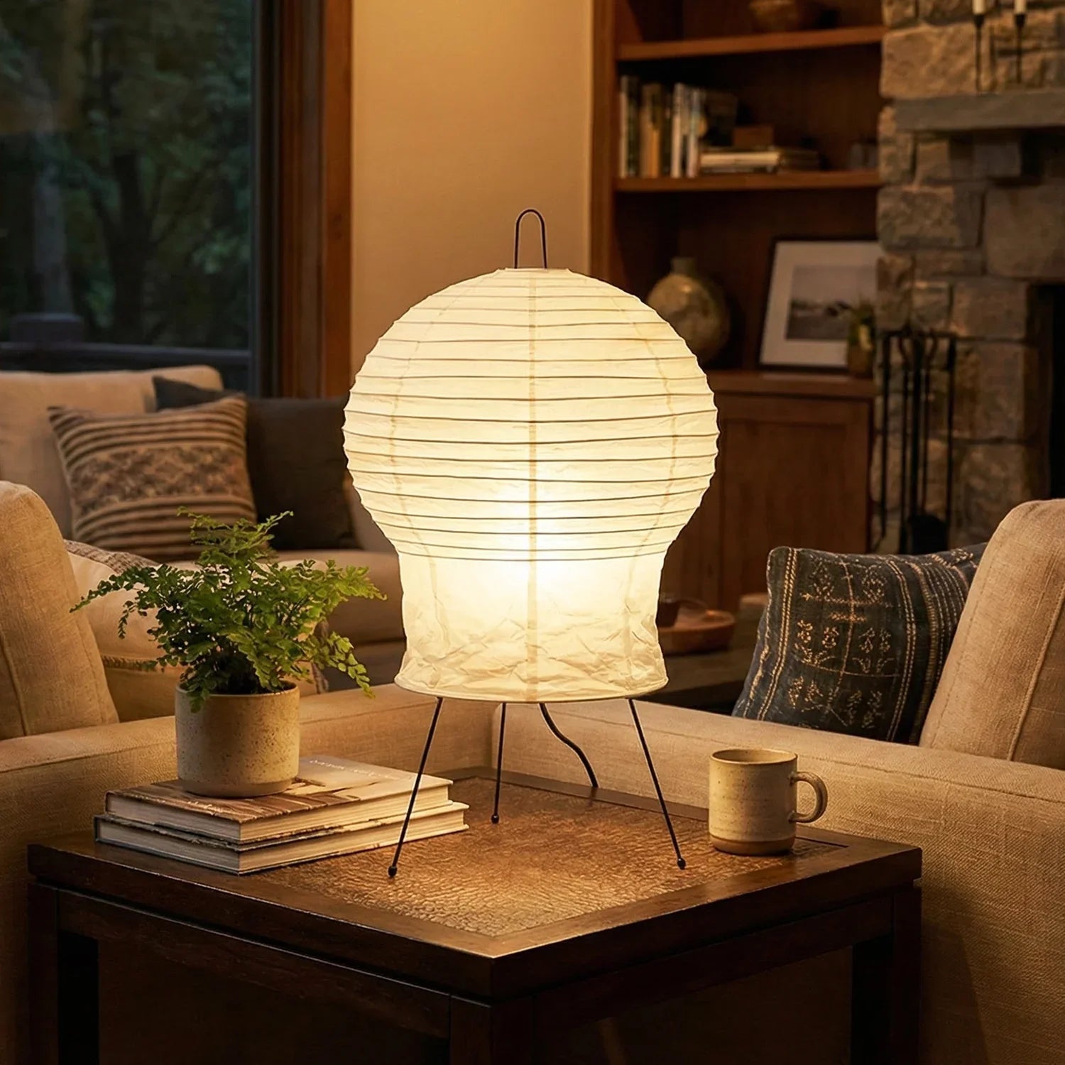 Akari Gourd Shaped 2N Table Lamp | wildoxy