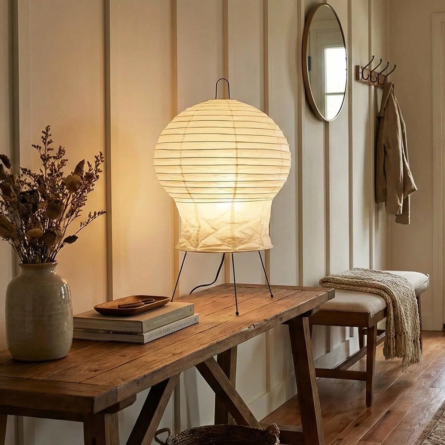 Akari Gourd Shaped 2N Table Lamp | wildoxy
