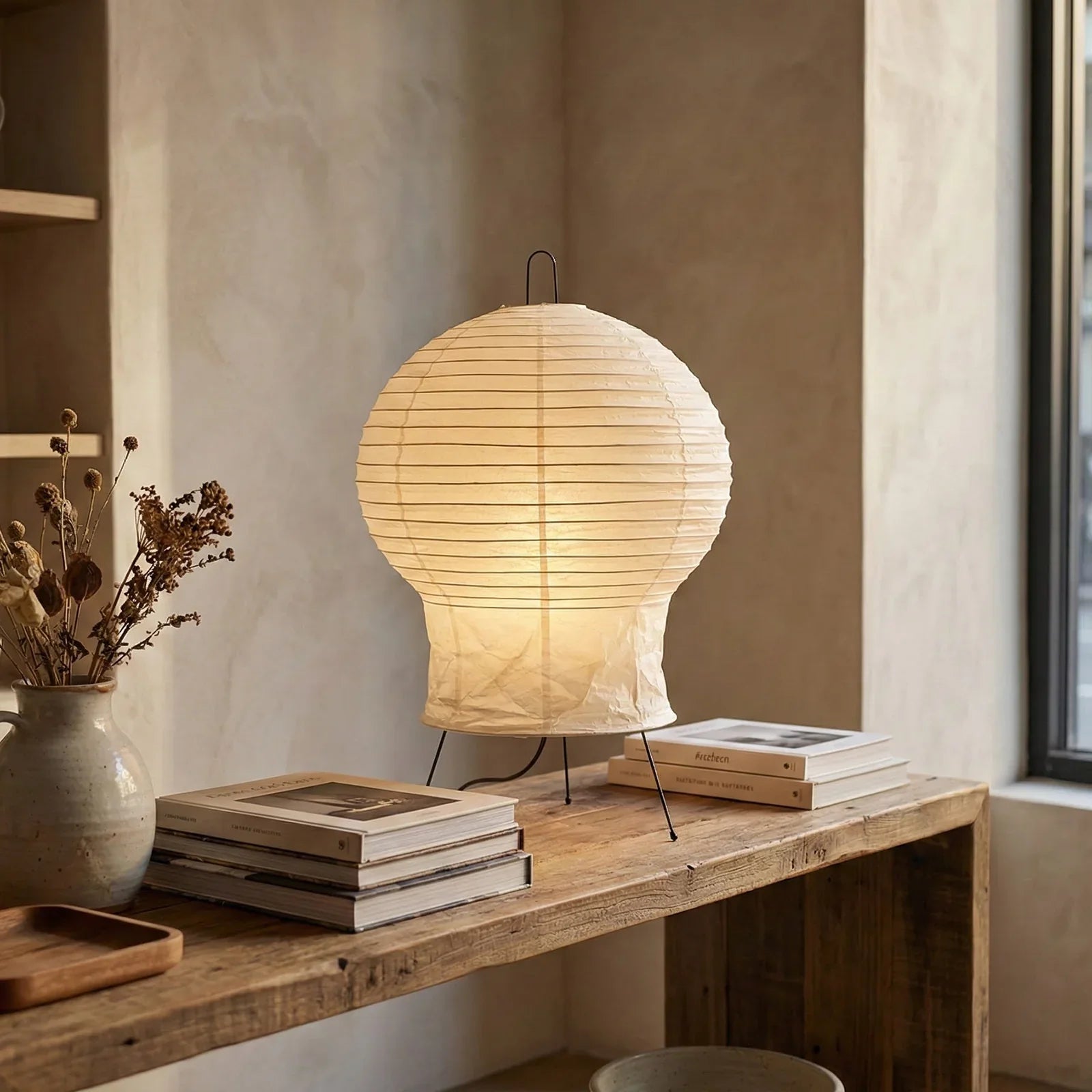 Akari Gourd Shaped 2N Table Lamp | wildoxy
