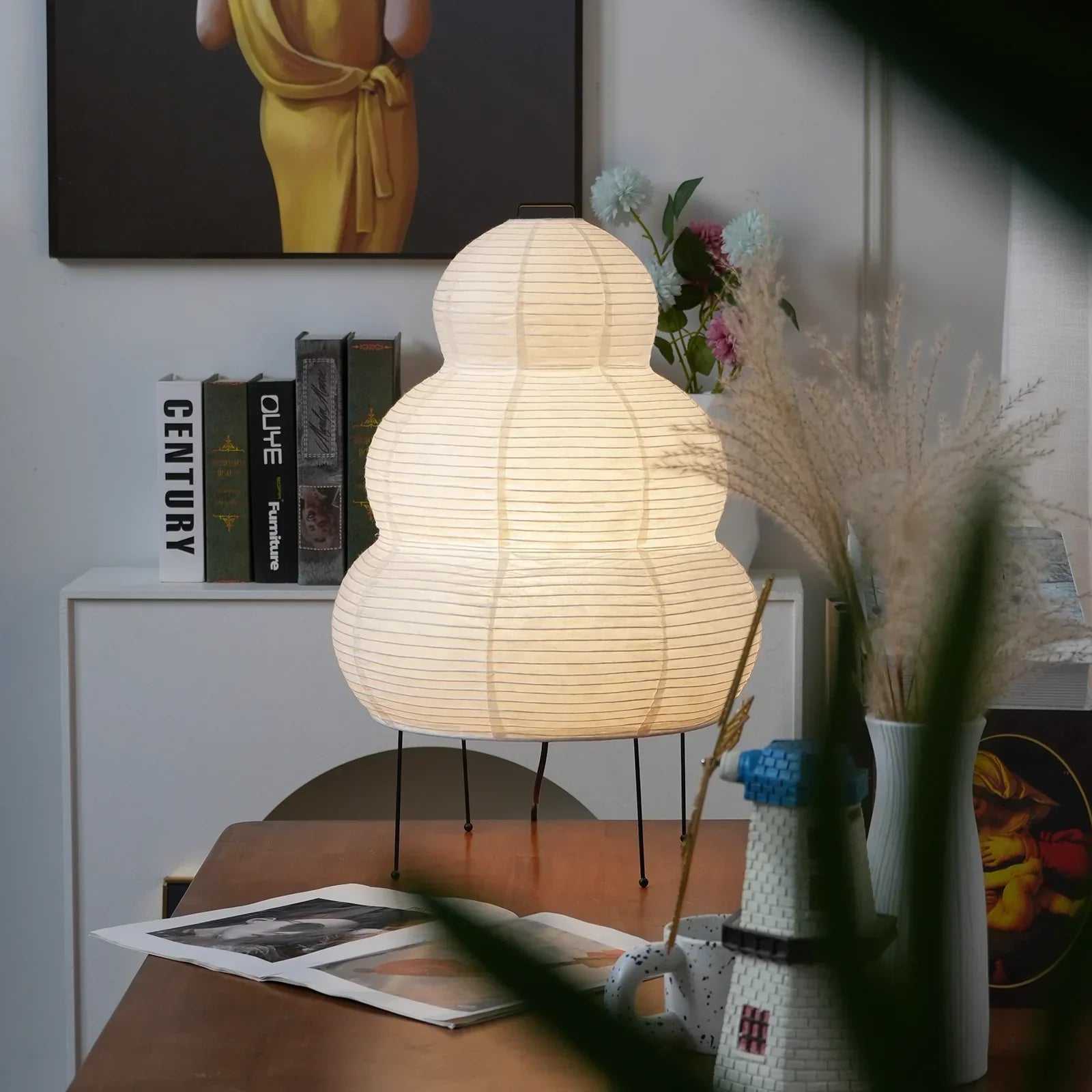 Akari Gourd Shaped 25N Table Lamp | wildoxy