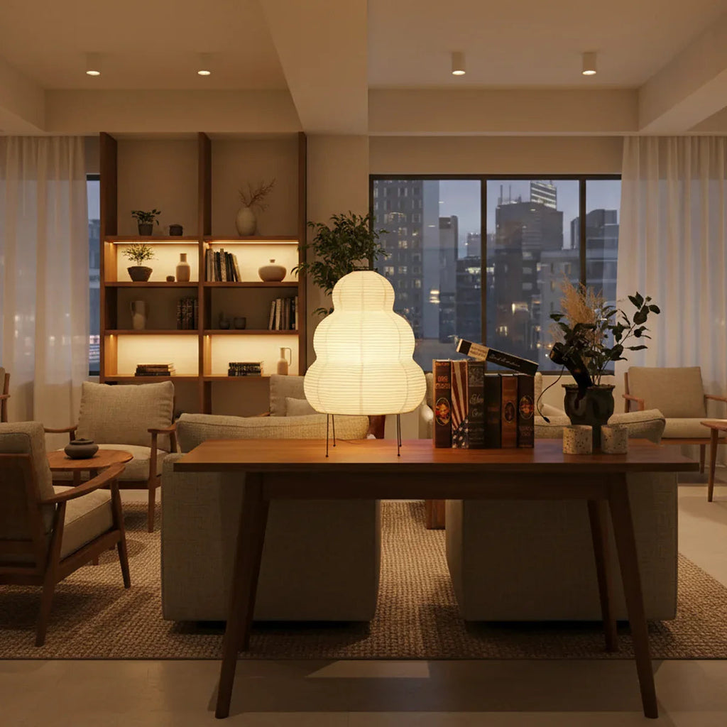 Akari Gourd Shaped 25N Table Lamp | wildoxy