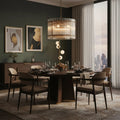 Grand Tiered Chandelier with Fluted Glass Rod | wildoxy