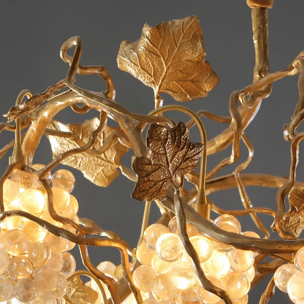 Grapevine Cluster Glass Chandelier | wildoxy