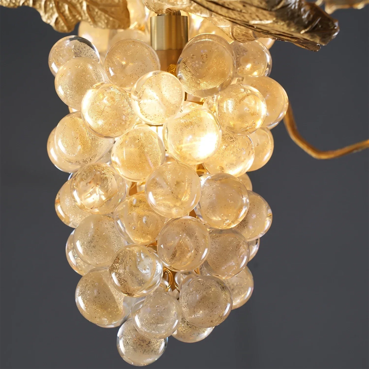 Grapevine Cluster Glass Chandelier | wildoxy