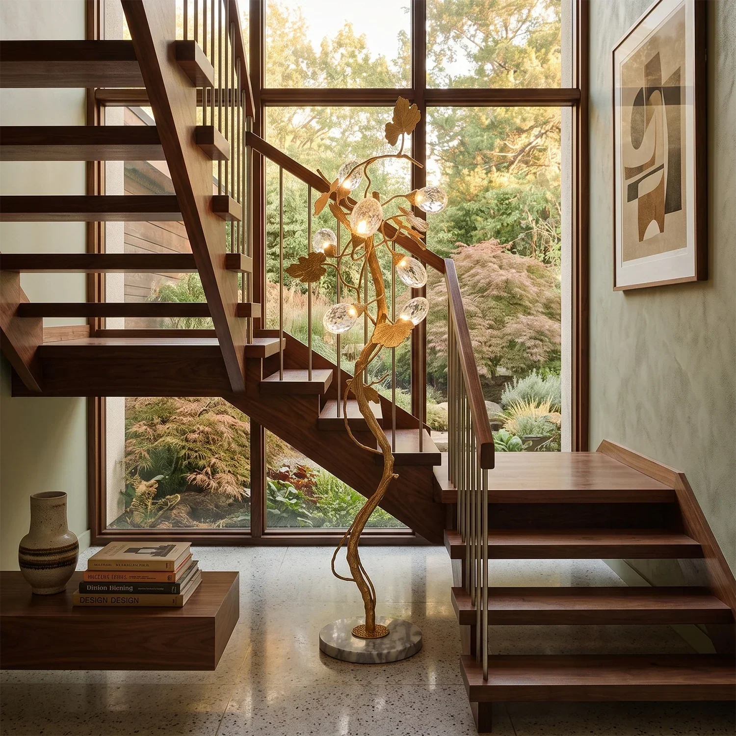 Grapevine Sculptural Glass Floor Lamp | wildoxy