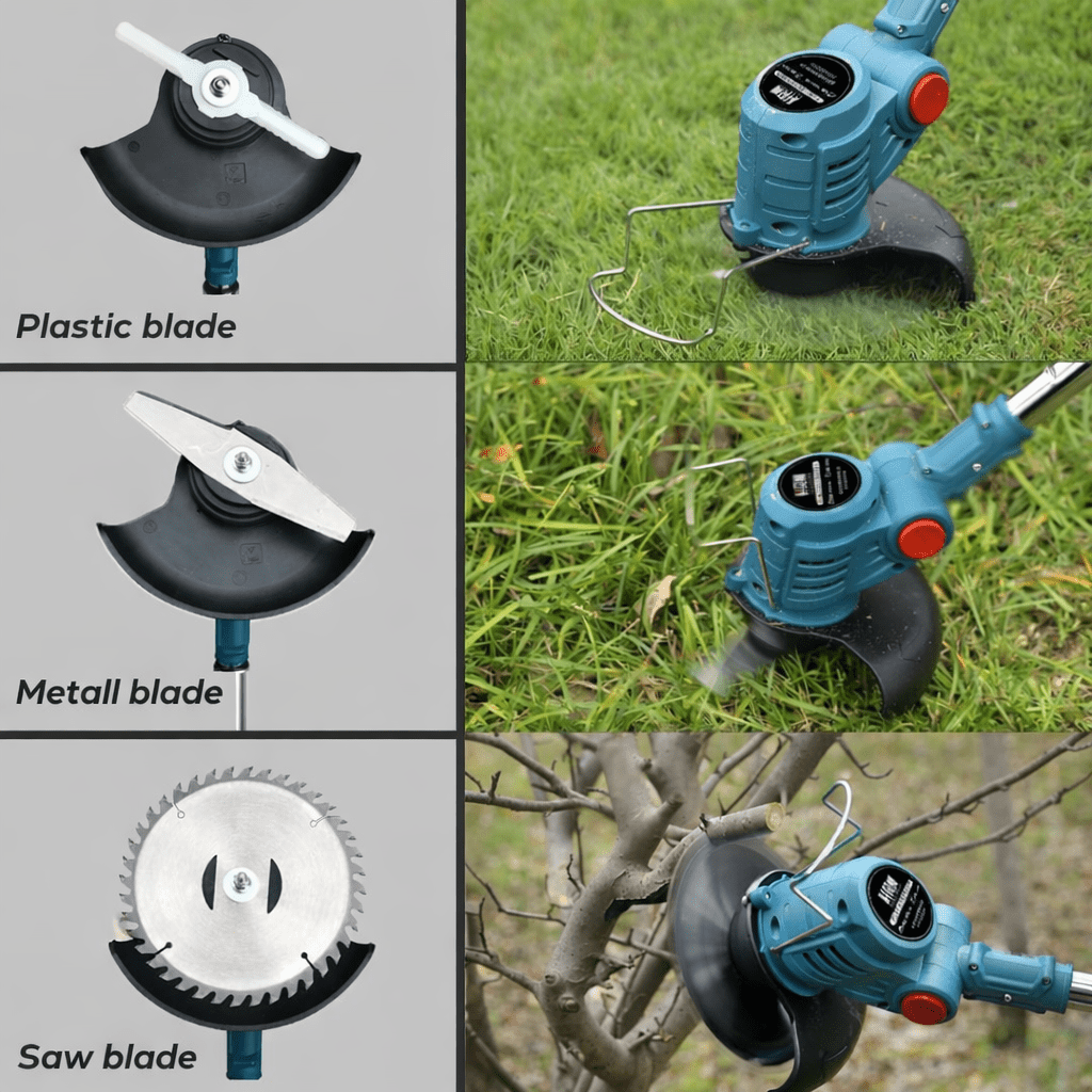 Grassroll 36V Cordless Trimmer — Ergonomic Handle, Foldable Frame