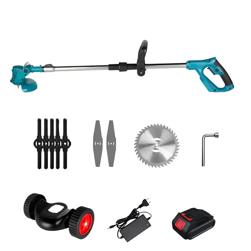 Grassroll 36V Cordless Trimmer — Ergonomic Handle, Foldable Frame