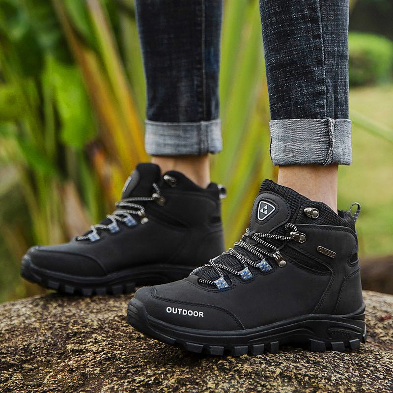 Gravcore Mid-Top Steel-Toe Boots — Reinforced Toe, Waterproof Shell