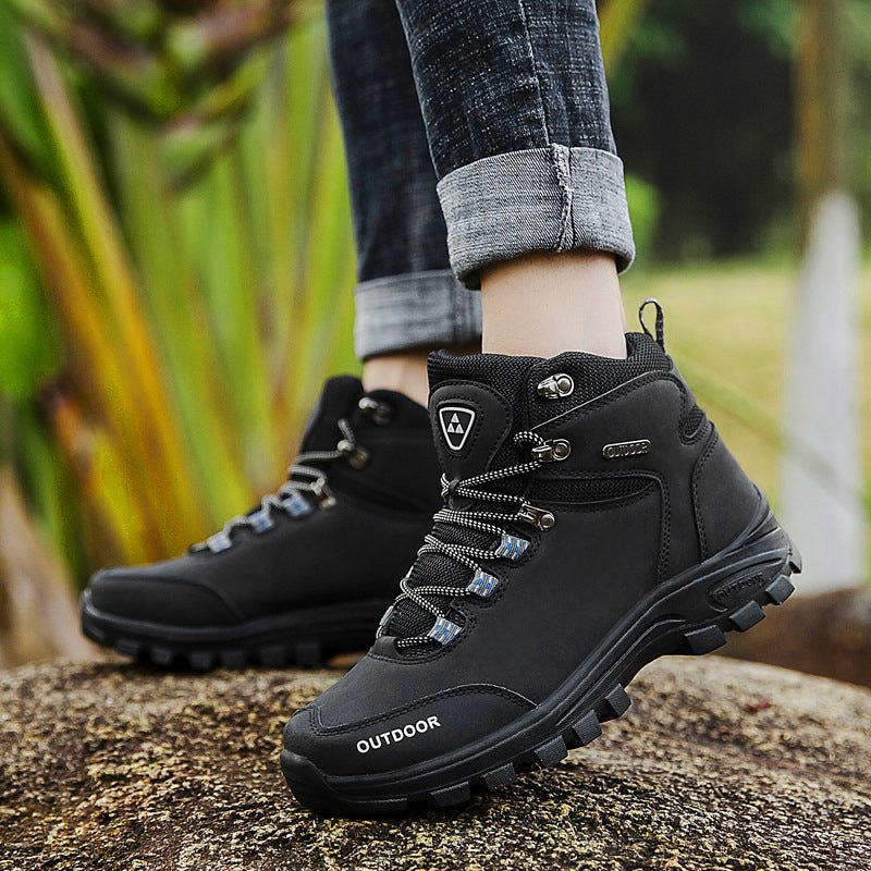 Gravcore Mid-Top Steel-Toe Boots — Reinforced Toe, Waterproof Shell