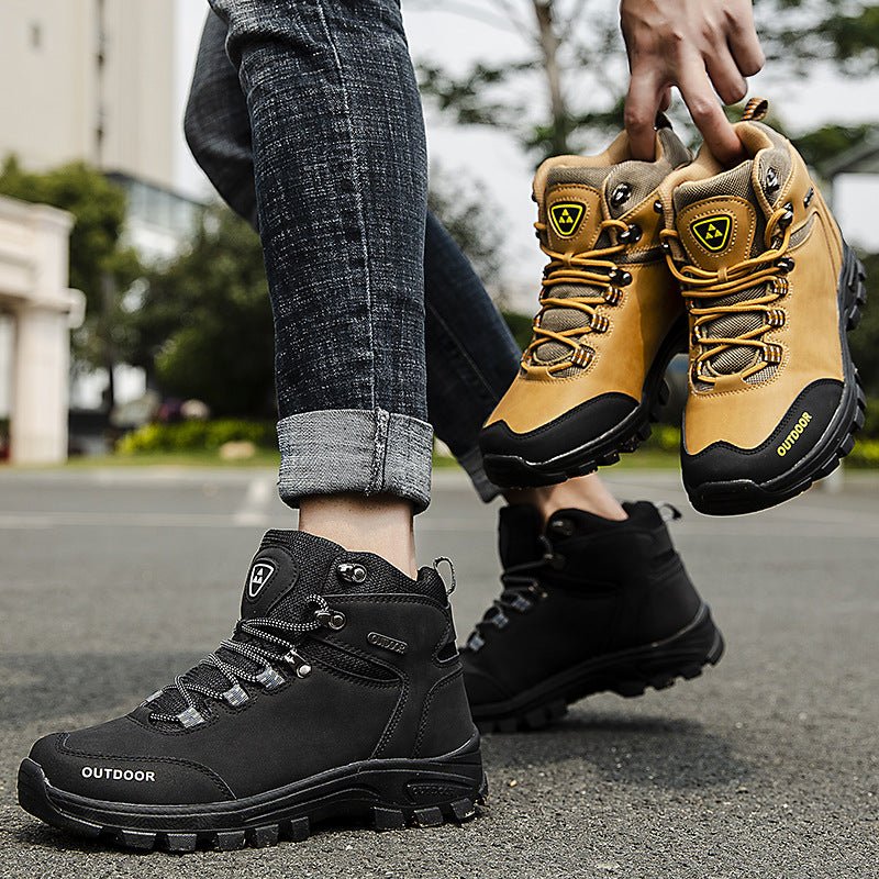 Gravcore Mid-Top Steel-Toe Boots — Reinforced Toe, Waterproof Shell
