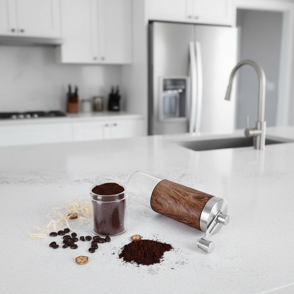 Moinho de Café e Especiarias Portátil GrindMate para Levar