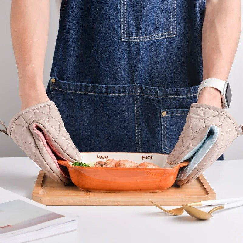 Gripfin ovenwant in de vorm van een vis — hittebestendig, antislipgrip