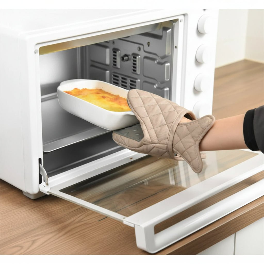 Gripfin ovenwant in de vorm van een vis — hittebestendig, antislipgrip