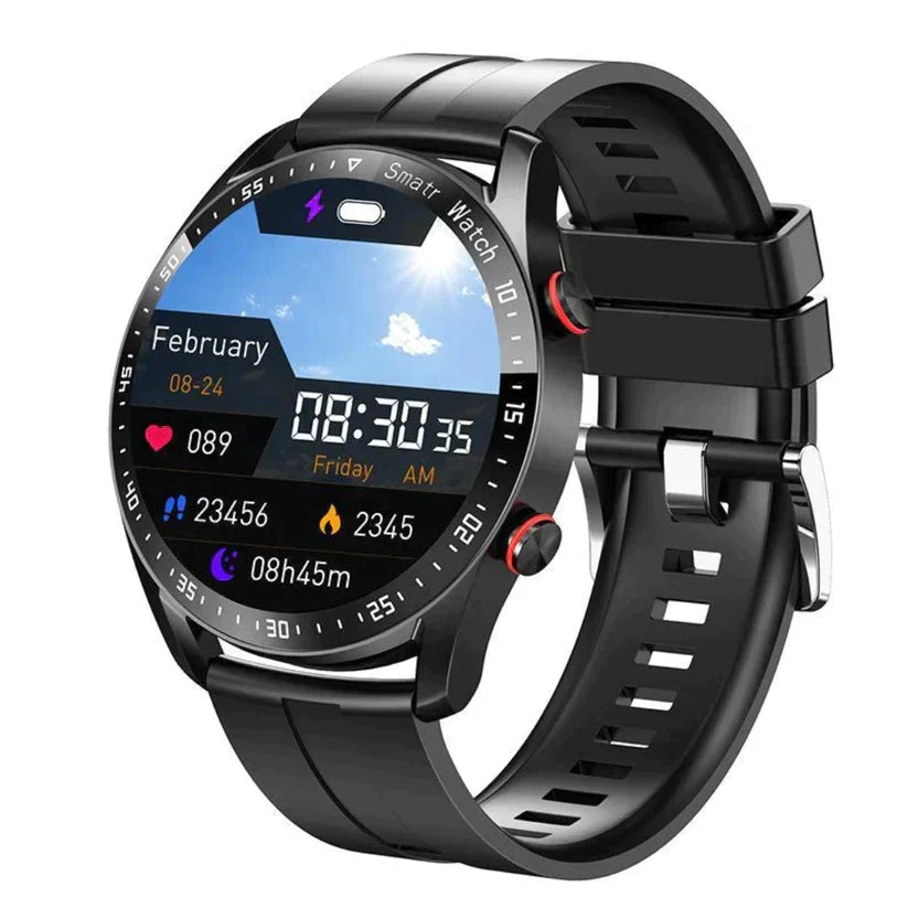 Luxus-Smartwatch — Bluetooth-Lautsprecher & Fitness-Tracking