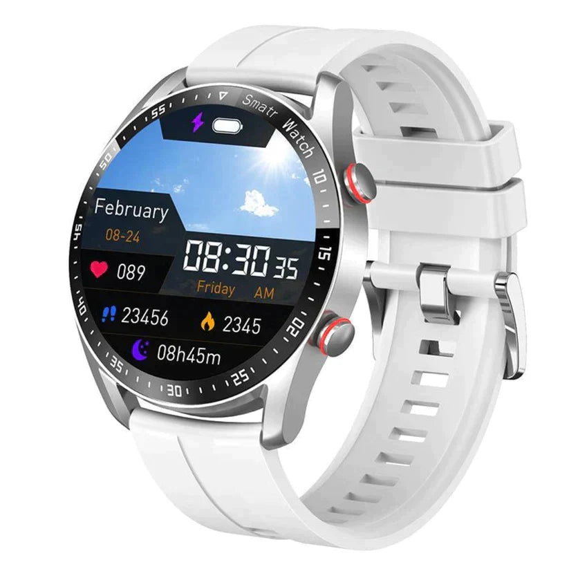 Luxus-Smartwatch — Bluetooth-Lautsprecher & Fitness-Tracking