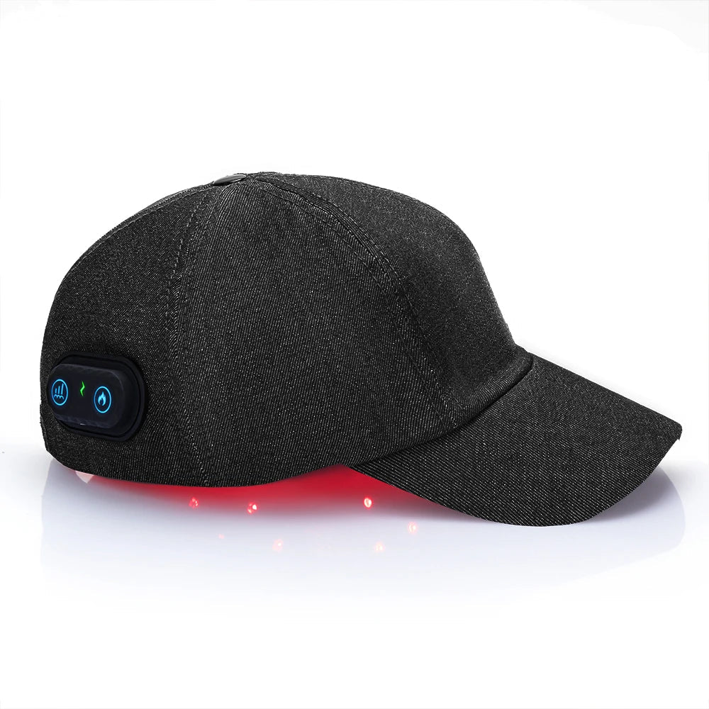 HairNova ScalpCalm infrarood-LED-cap — gerichte roodlichttherapie voor haargroei