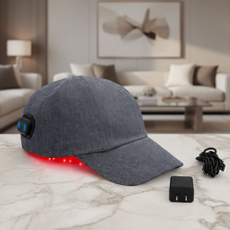 HairNova ScalpCalm infrarood-LED-cap — gerichte roodlichttherapie voor haargroei
