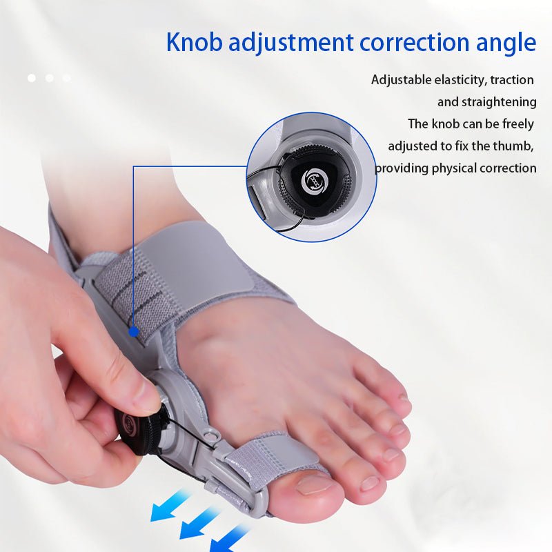 مقوِّم إبهام القدم Hallux Helper — دعم لطيف لإعادة محاذاة إصبع القدم الكبير
