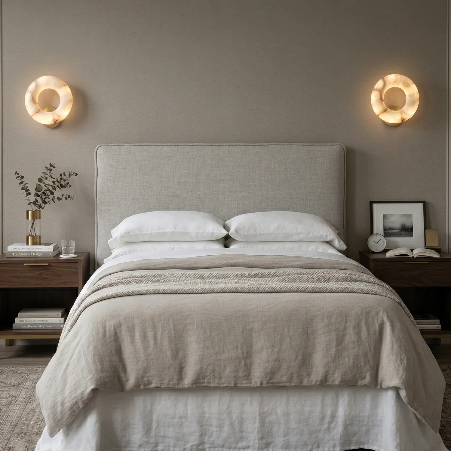 Halo Alabaster Wall Sconce | wildoxy