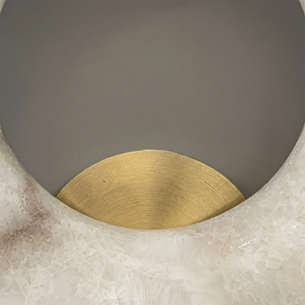Halo Alabaster Wall Sconce | wildoxy