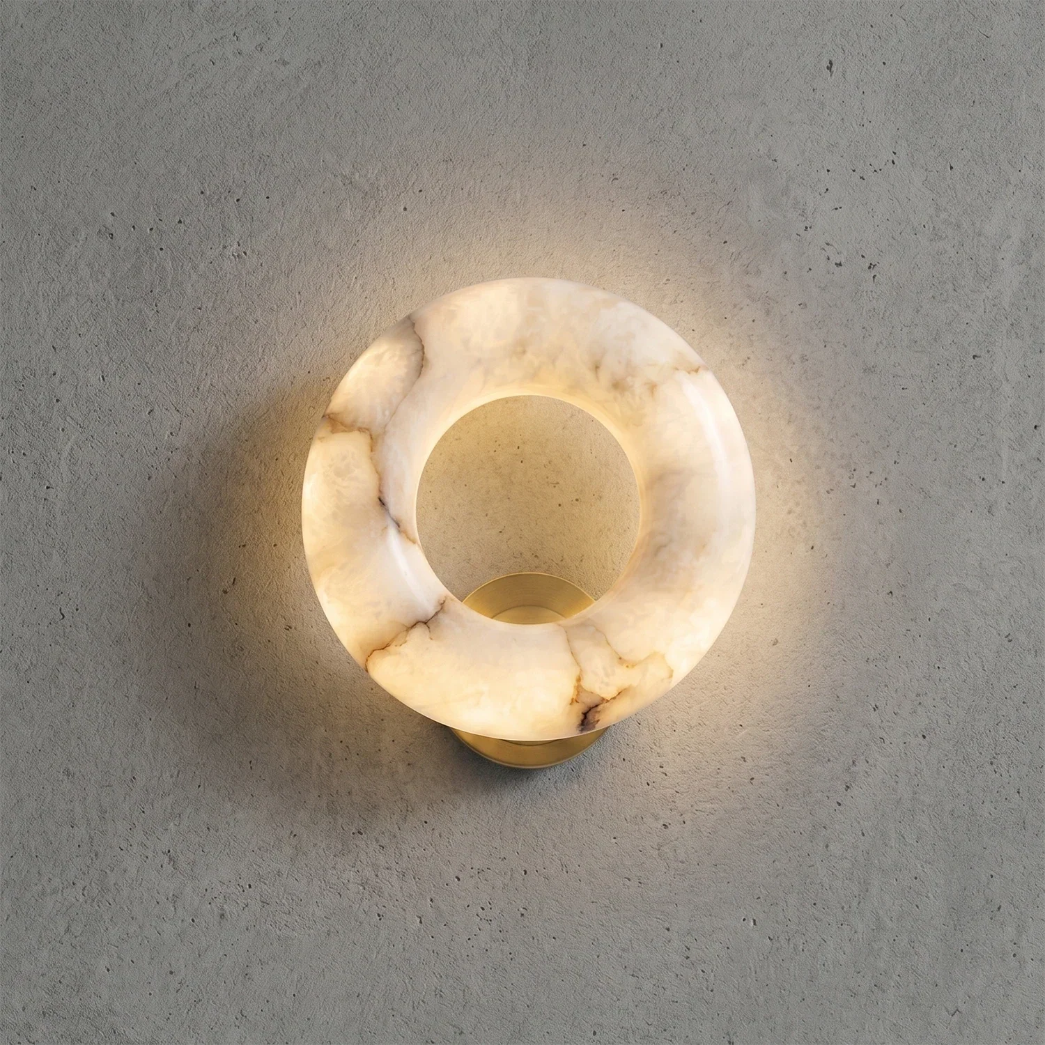 Halo Alabaster Wall Sconce | wildoxy