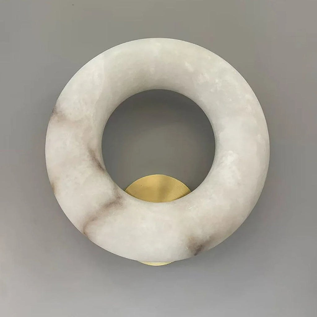 Halo Alabaster Wall Sconce | wildoxy