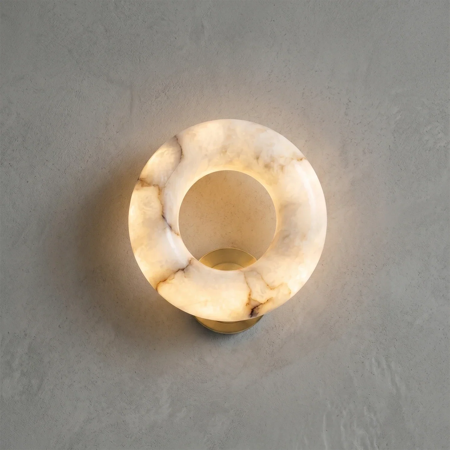 Halo Alabaster Wall Sconce | wildoxy