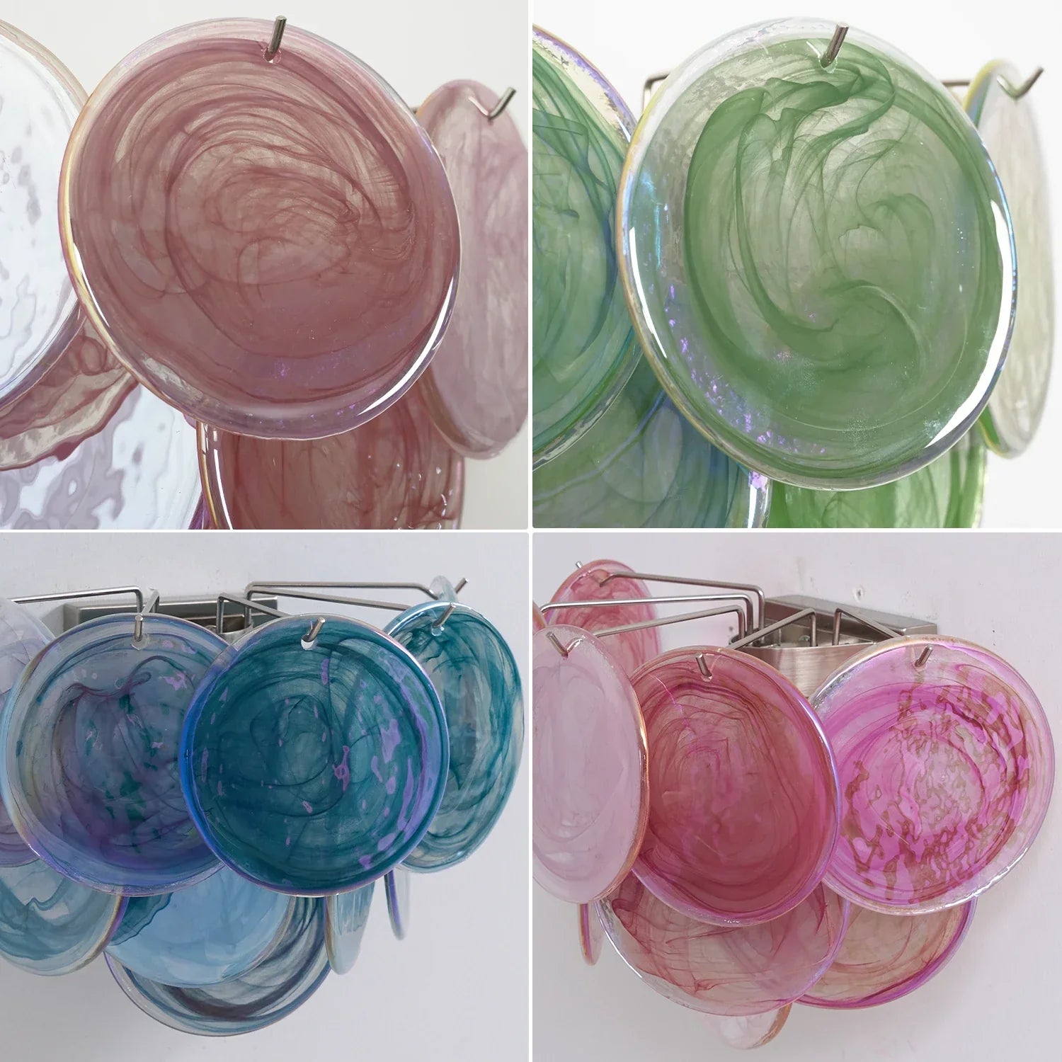 Hand-Blown Disc Glass Wall Lamp | wildoxy