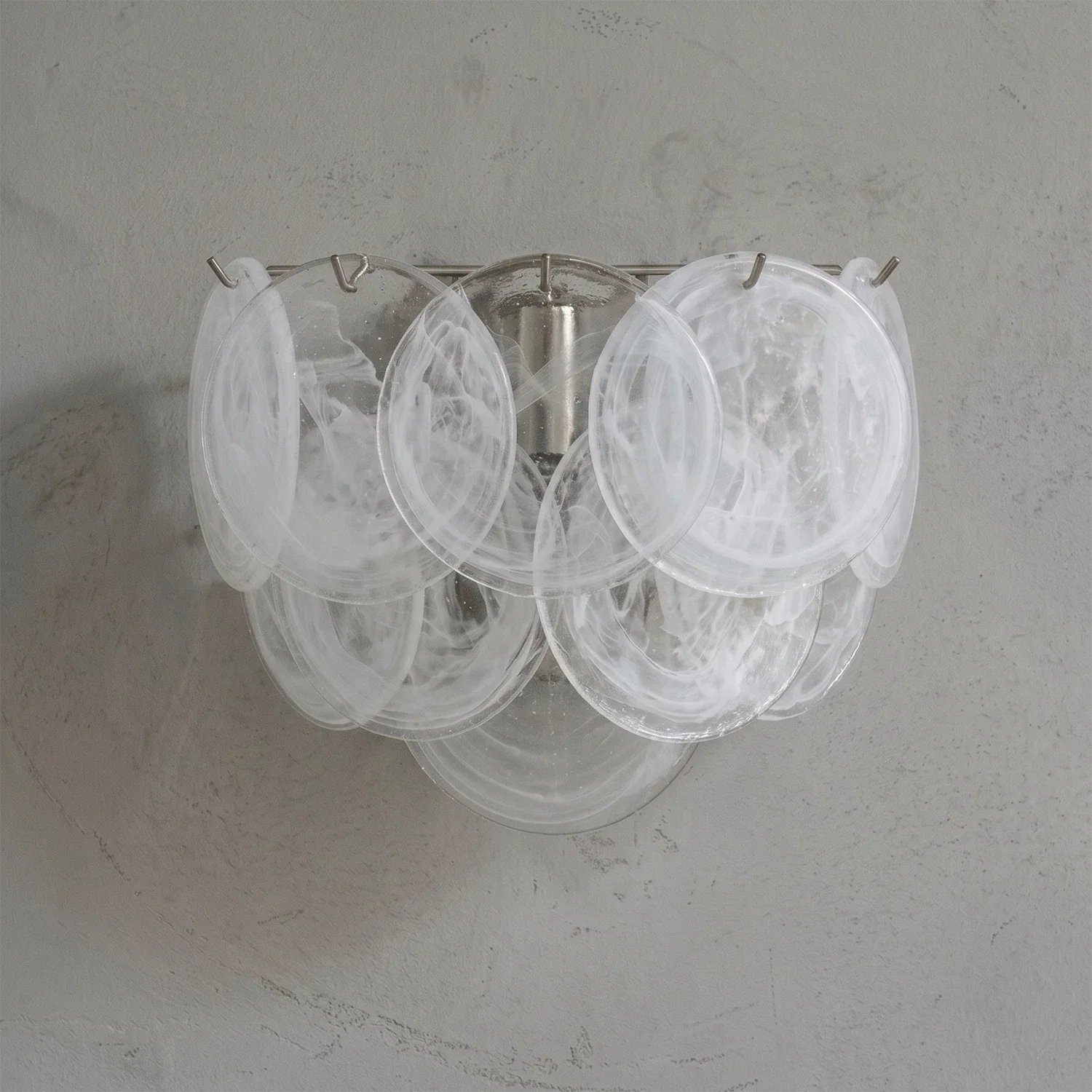 Hand-Blown Disc Glass Wall Lamp | wildoxy