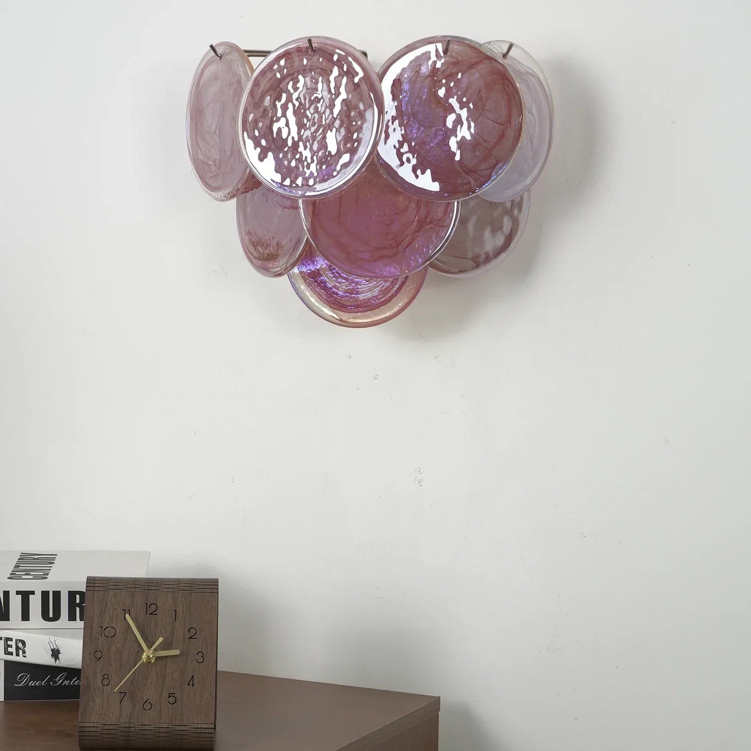 Hand-Blown Disc Glass Wall Lamp | wildoxy