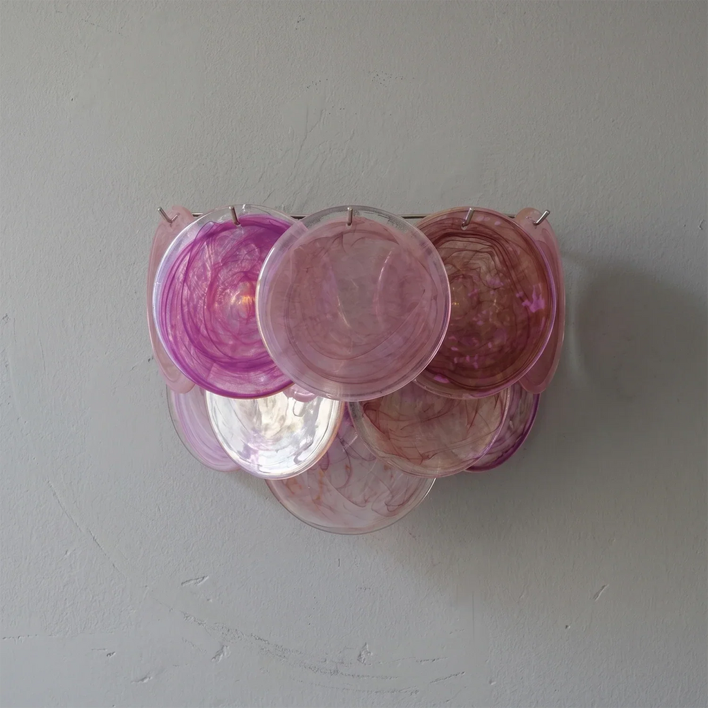Hand-Blown Disc Glass Wall Lamp | wildoxy