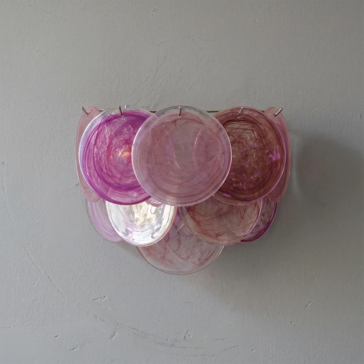 Hand-Blown Disc Glass Wall Lamp | wildoxy