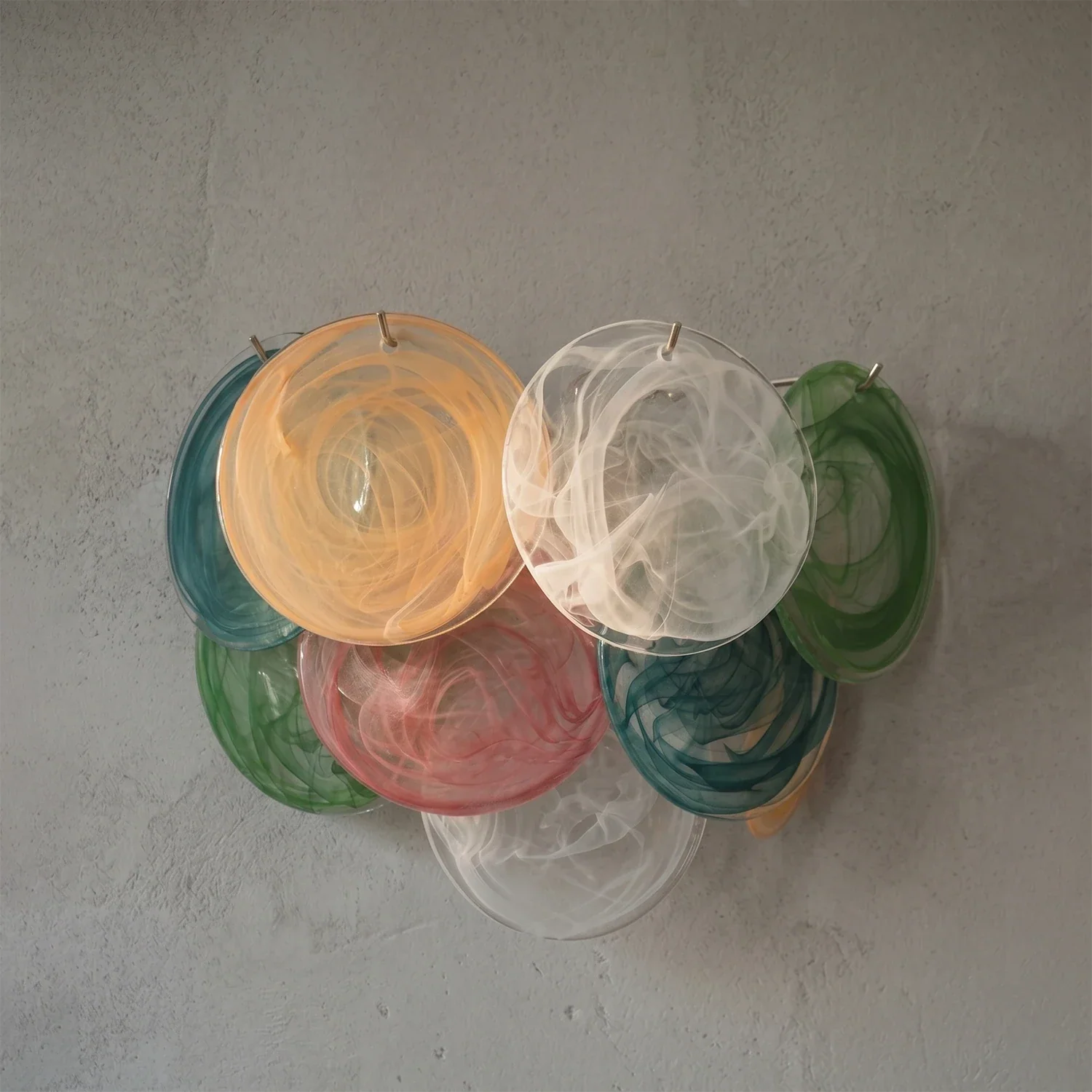 Hand-Blown Disc Glass Wall Lamp | wildoxy