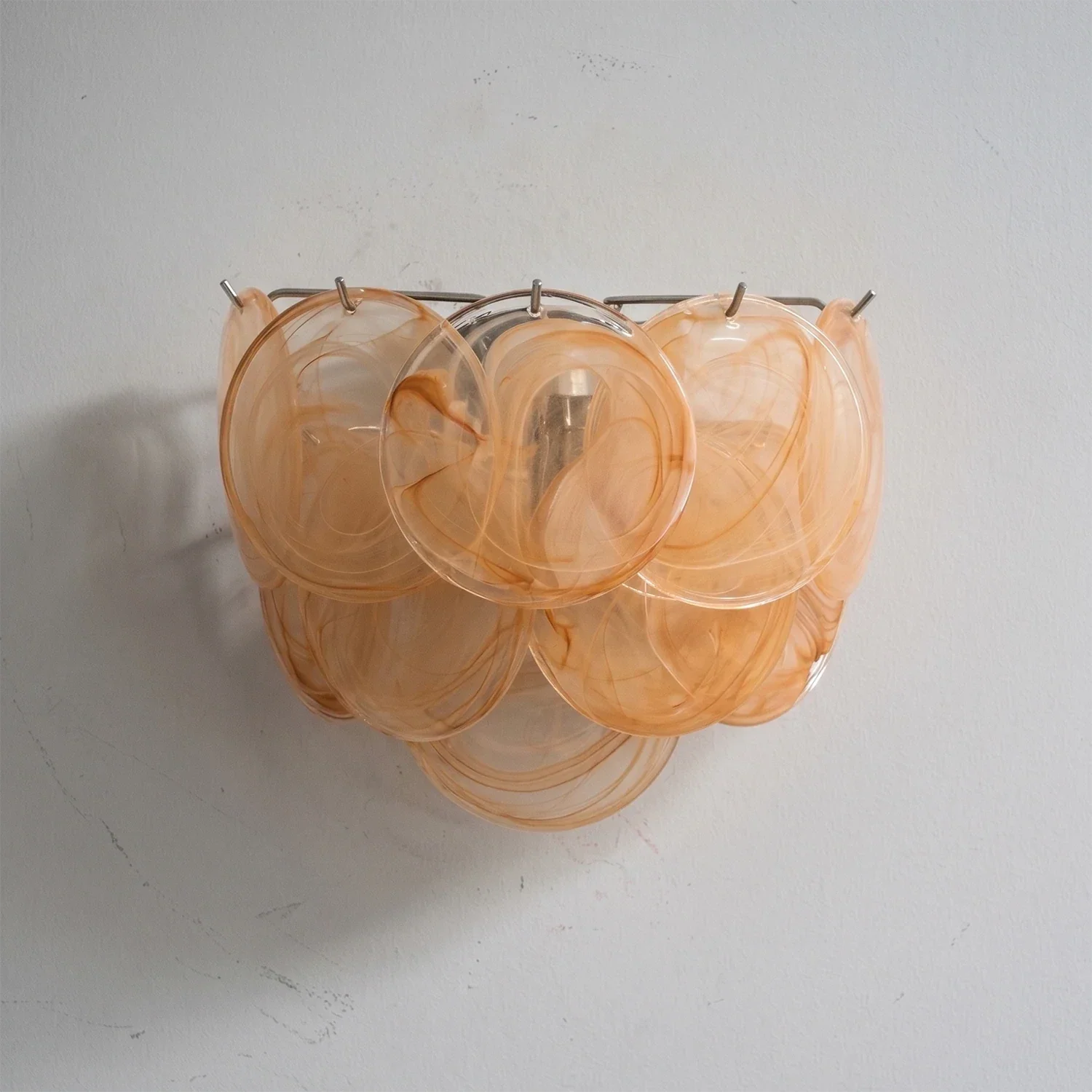 Hand-Blown Disc Glass Wall Lamp | wildoxy