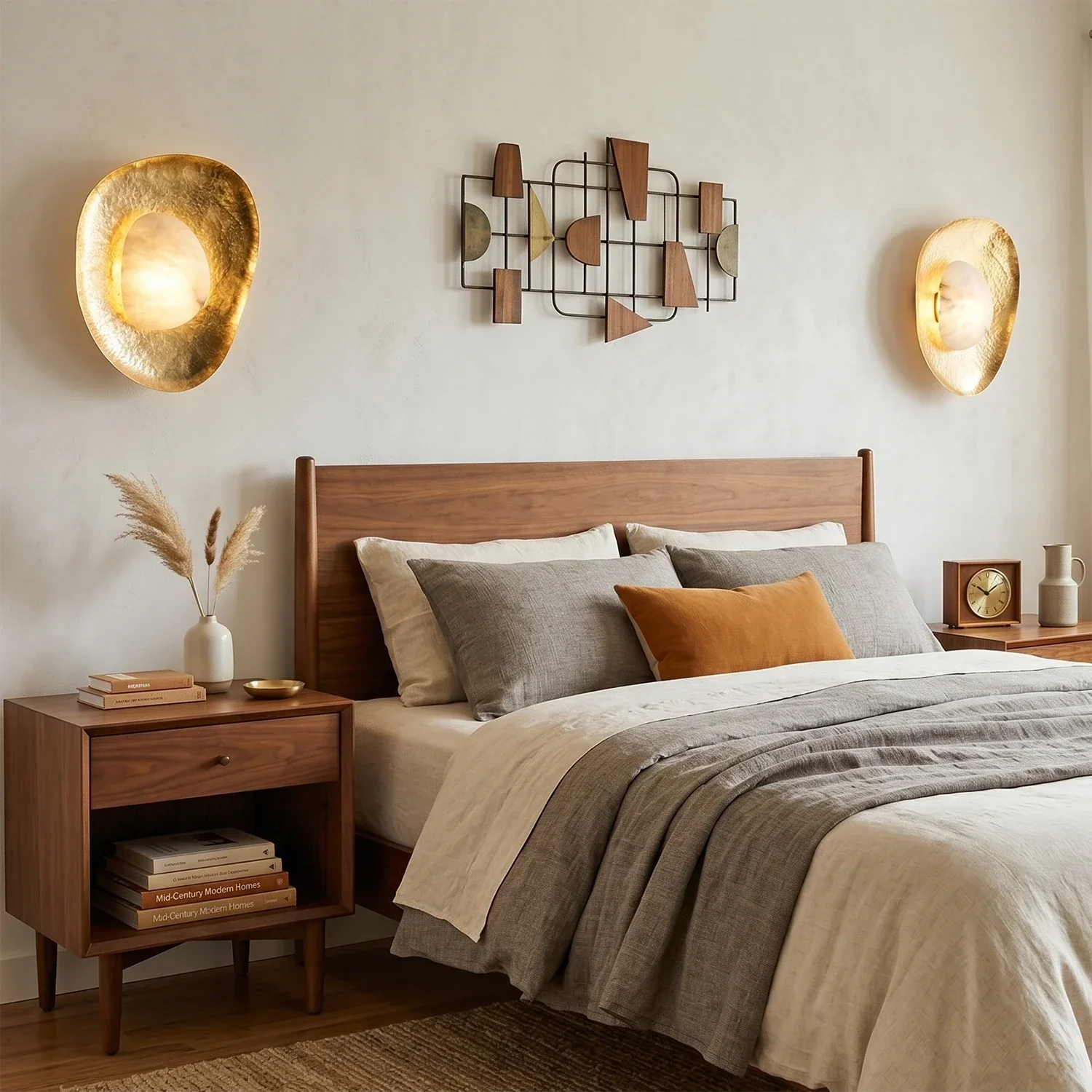 Hand-Crafted Hammered Metal Lotus Leaf Wall Sconce | wildoxy