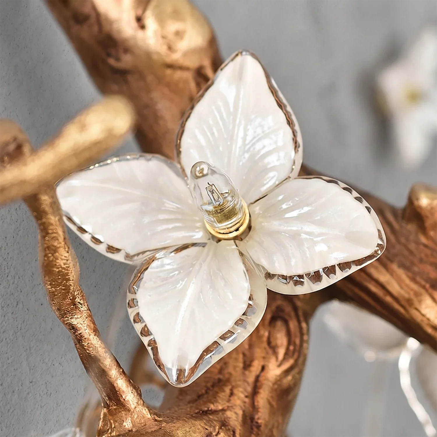 Handcrafted Sculptural Floral Branch Chandelier | wildoxy