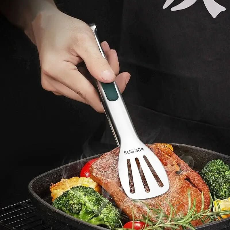 HandyTongs roestvrijstalen keukentang — Extra stevige antislipgrip