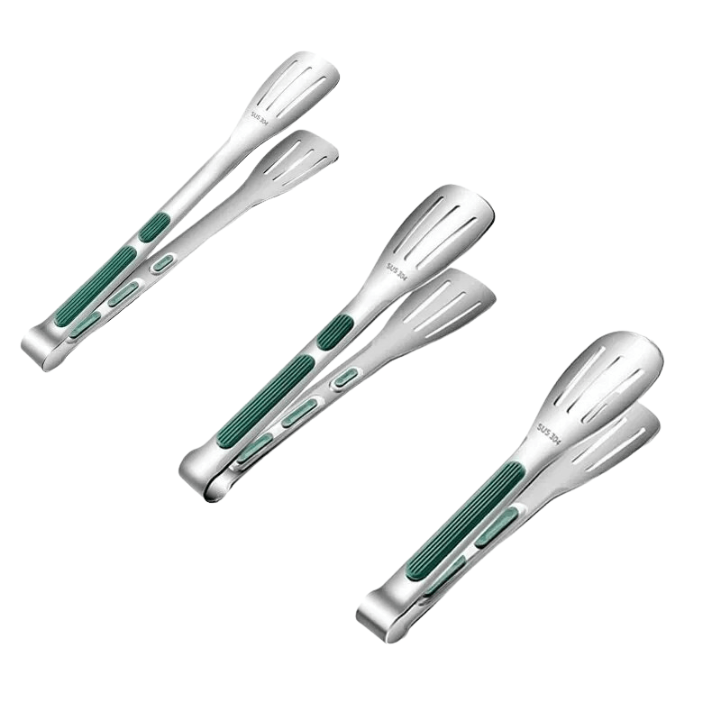 HandyTongs roestvrijstalen keukentang — Extra stevige antislipgrip