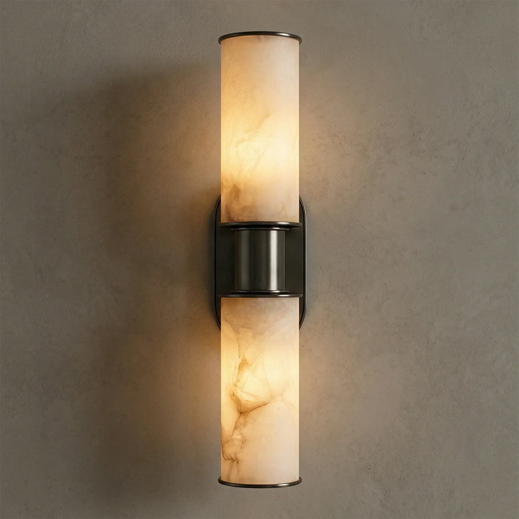 Harlyn Alabaster 2-Light Wall Sconce | wildoxy