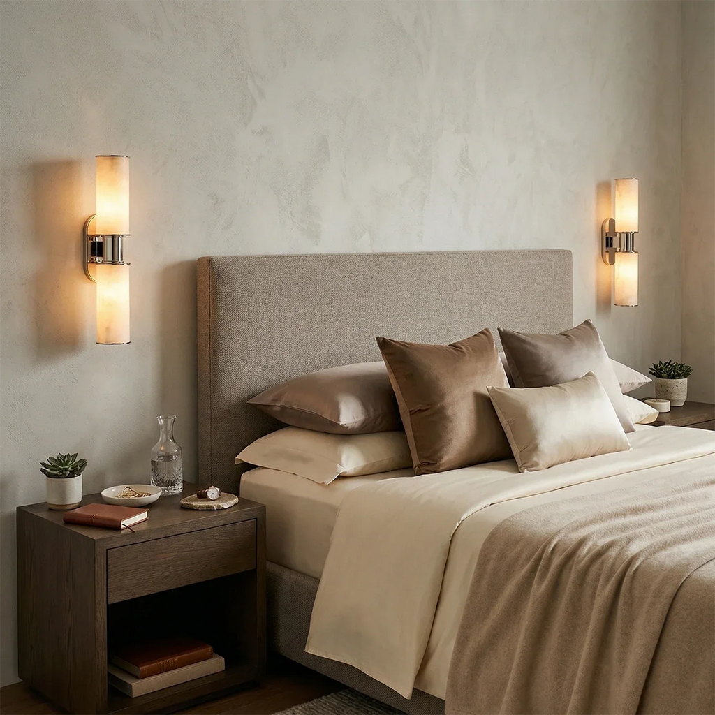 Harlyn Alabaster 2-Light Wall Sconce | wildoxy