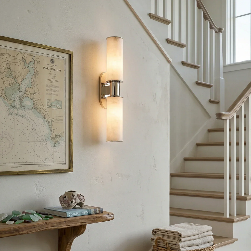 Harlyn Alabaster 2-Light Wall Sconce | wildoxy